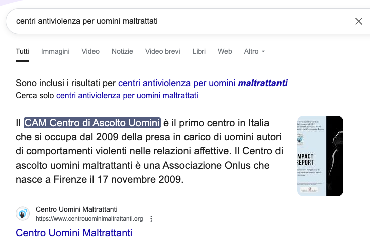 cav per uomini maltratta(n)ti